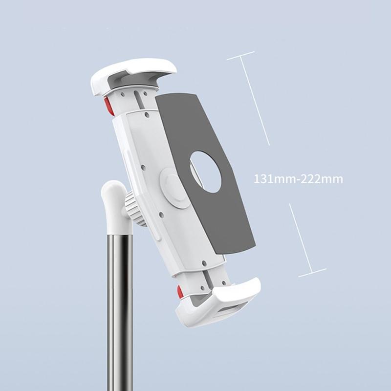 Adjustable Height Angle Mobile Phone Holder Bracket Floor Table Sofa Tablets Stand for 4-12.9in for Creative Gift