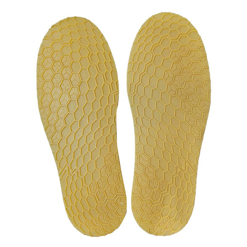 1Pair DIY Replacement Rubber Full Soles Anti-skid Honeycomb Texture Pattern Durable Sole Pads Silent Wear-resistant Shoe Outsole