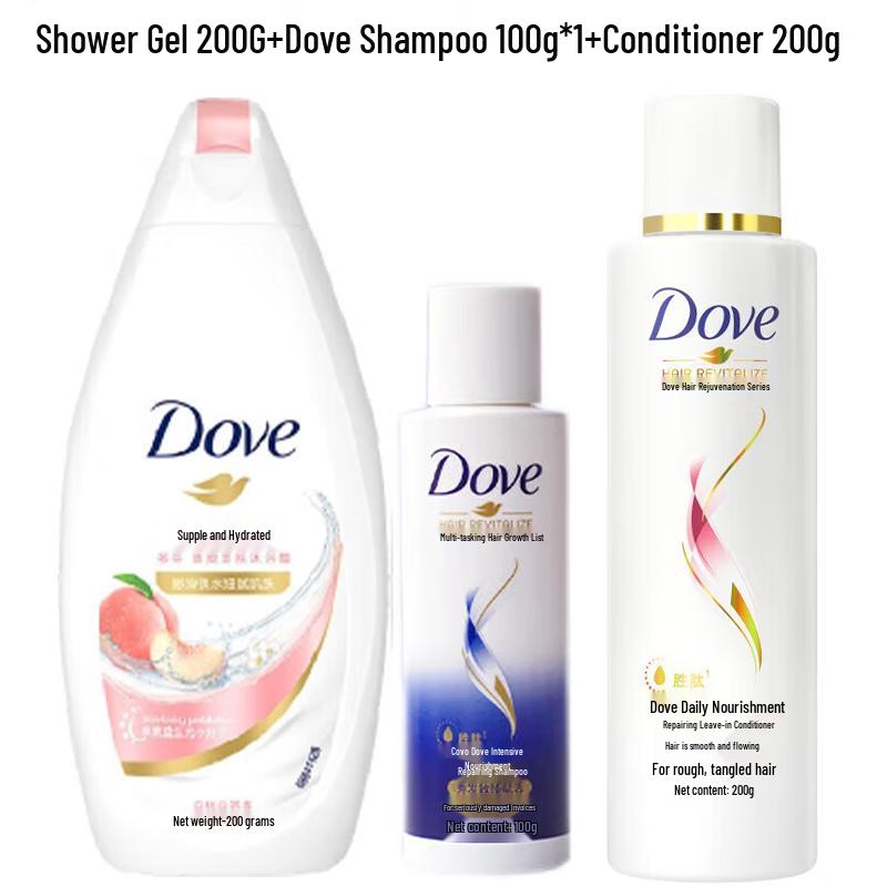 

Dove Hydrating Body Wash, Shampoo & Conditioner Set