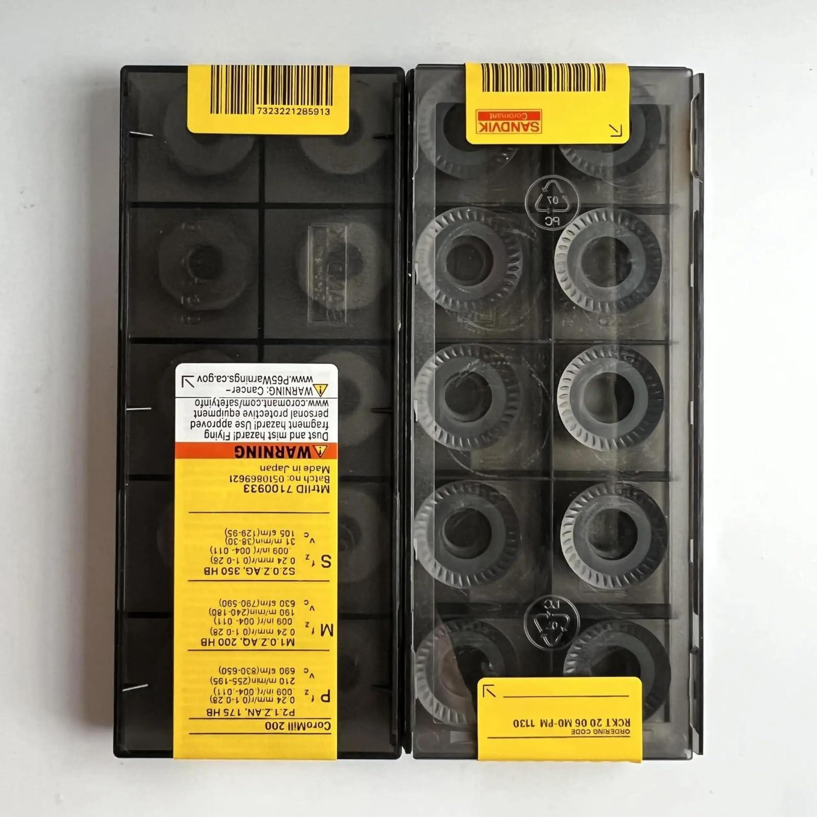 

Original Sandvik / RCKT2006M0-PM 1130 / CNC lathe carbide blade 10 PCS