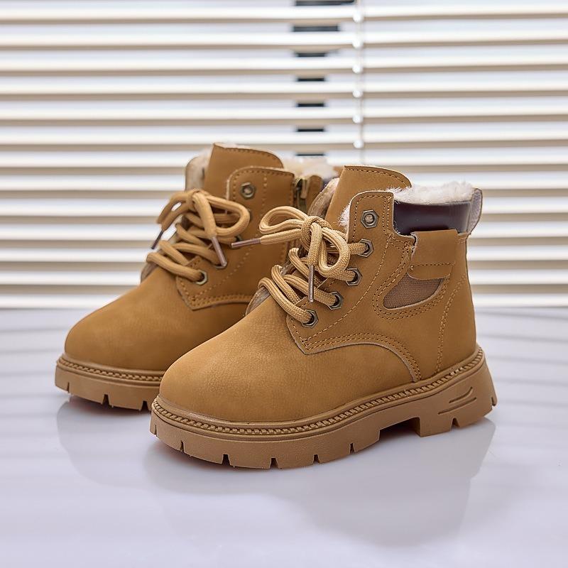 Winter and Autumn Children's Boots, Girls' Boots, Boys' Boots, Lined Boots, Cotton Shoes