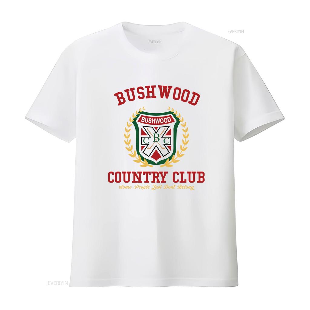New Bushwood Country Club Caddyshack Unisexs White T Shirt Funny Size S To 5xl Vintage Stylish Casual Homme Stretched