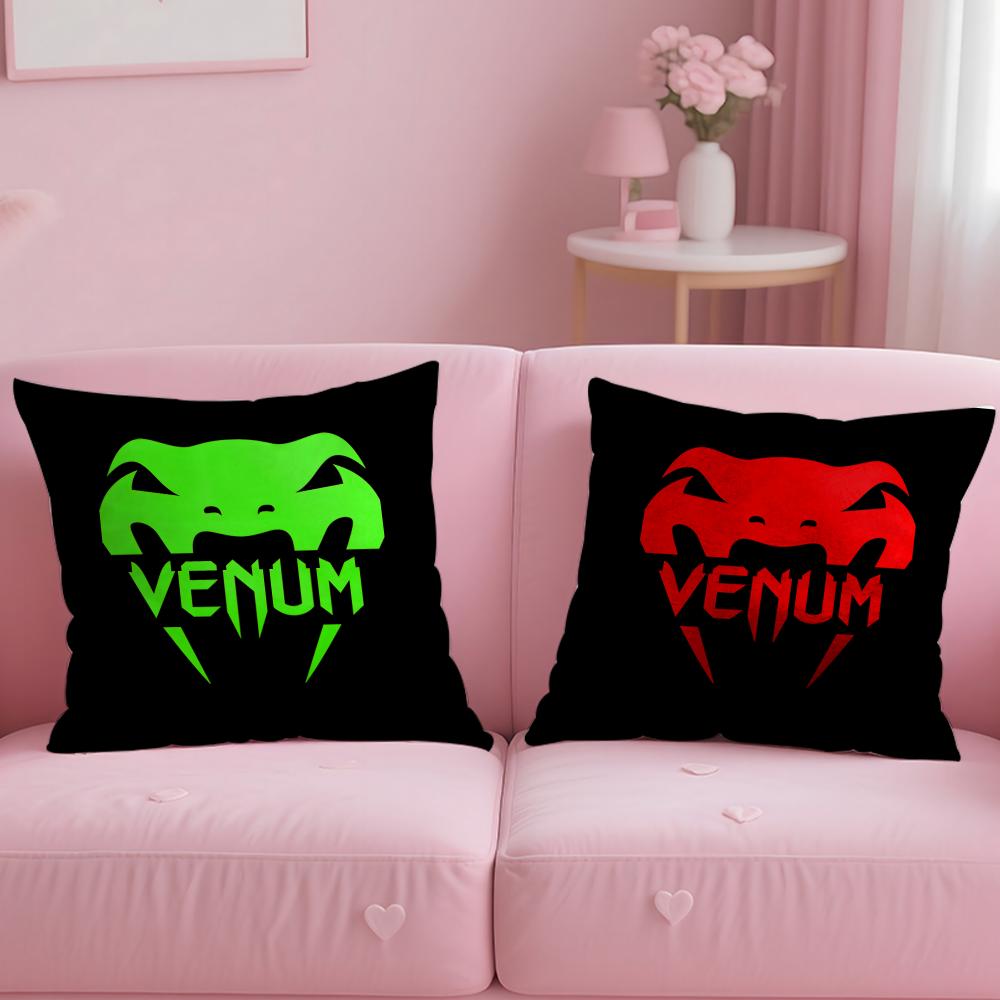 popular sports brand VENUM Cushion Cover Soft & Easy-Wash Pillow Case – Versatile for Couch, Bed, Travel and Office