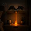 Dragon Bookshelf Decor Nook Light with LED Flame Effect, Fantasy Shelf Decor, Book Flying Display Ornament for Study Room Reading Corner Library