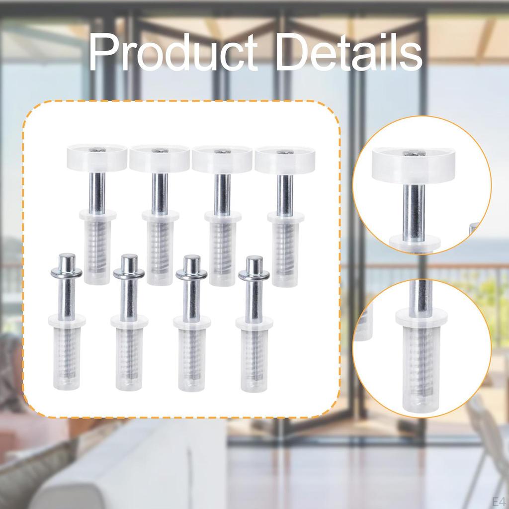 Bi-fold Door Hardware Kit Top And Guide Wheel Easy-to-use Multi-purpose Sliding Parts for