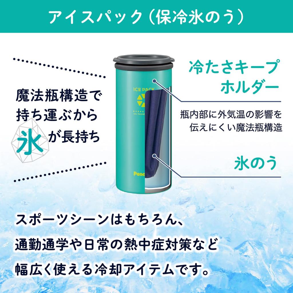 Vacuum Bottle Industry Peacock Ice Insulated with Thermos Heatstroke Vacuum Matte MC The-peacock (The-peacock) Pack, Design, Portable, Prevention,