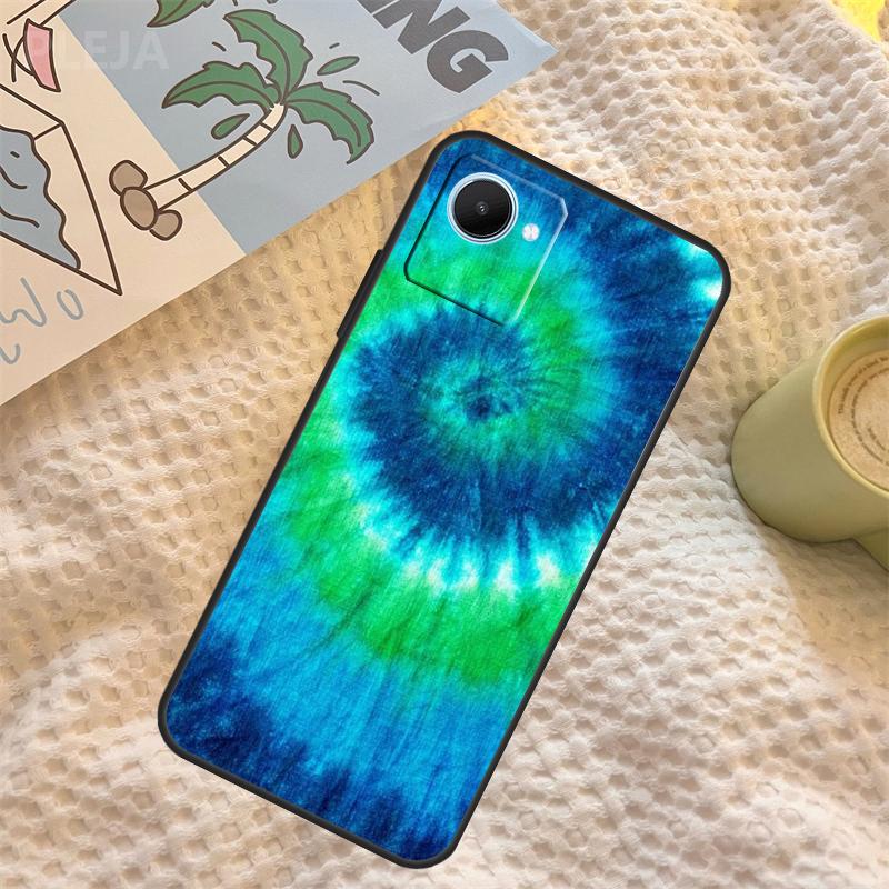 Regenbogen Spiral Tie-Dye Hülle Für Realme 15 11 12 13 14 Pro Plus C65 C67 C71 C63 C61 C55 C51 C53 C35 C75 GT6 GT7 Pro