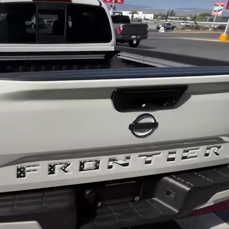 3d Emblem Tailgate Frontier Letters Rear Trunk Badge Sticker Decals Cover Trim For   Car Exterior Accessories