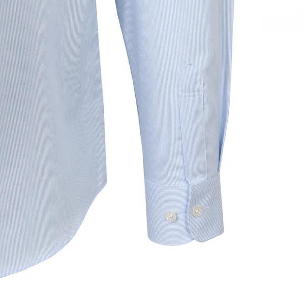 Daks Men S eaSy Care Micro Stripe dreSS Shirt polyeSter Blend dmp1Shdl182b1