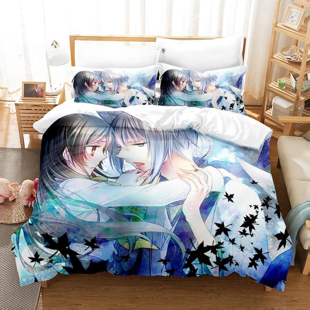 New Kamisama Kiss Tomoe Bedding Set Single Twin Full Queen King Size Bed Set Adult Kid Bedroom Duvet Cover Sets 3D Print Anime