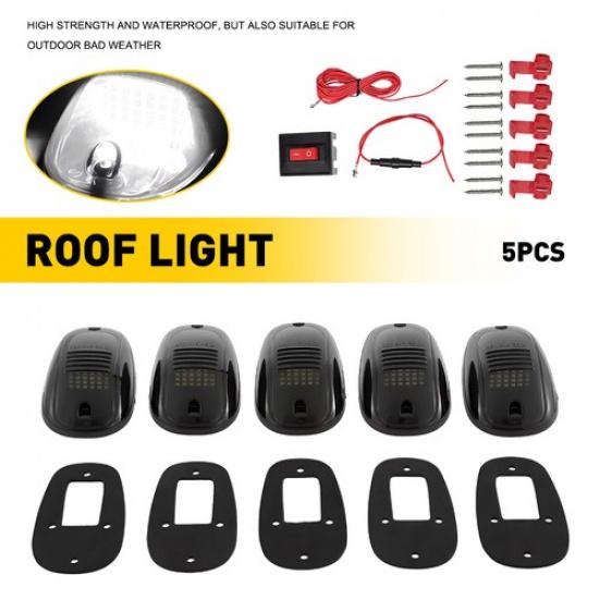 

5x Cab Rooftop White Running 16LED Marker Fit Light RAM Dodge 1500 2500 3500