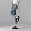SOFSIL 2026 Summer Retro High-Waist Skinny Cropped Jeans