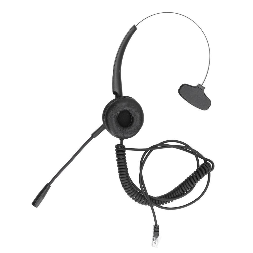 Traffic Headset Noise Reduction Ergonomic Adjustable Ultra Clear Call Plug and Play RJ9 Headset