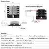 8 Way Blade Fuse Box Holder Fuse Blocks with LED Indicator 10Pcs Fuses 10Pcs Connector Terminals for