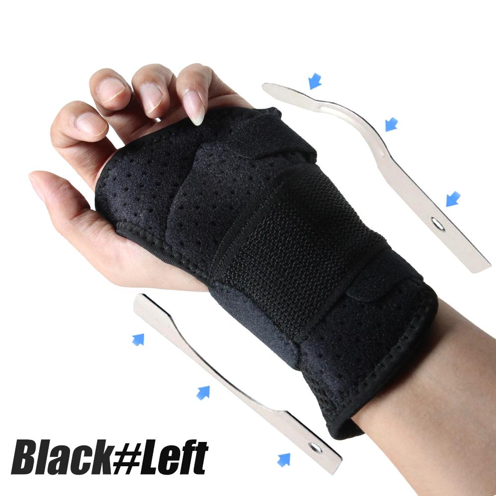 Wrist Brace Carpal Tunnel Right Left Hand Night Wrist Sleep Supports Splints Arm Stabilizer Compression Sleeve Adjustable Straps