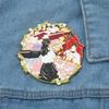 Anime Love and Deepspace Rafayel Brooche Cosplay Props Rotatable Matching Pin Badge Couple Lapel Men Women Backpack Jewelry