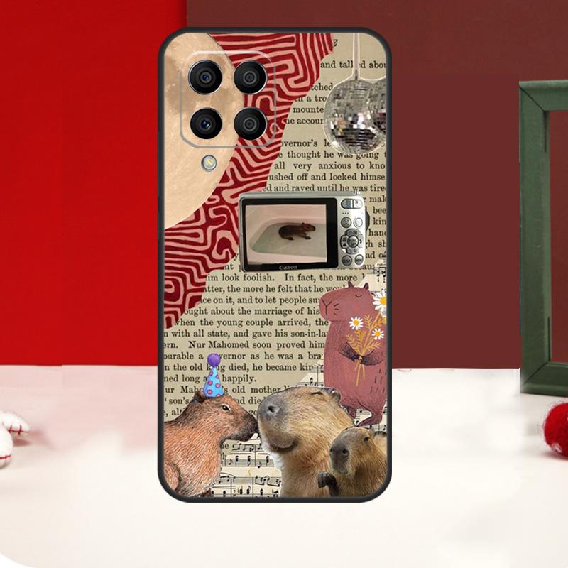 Funny Capybara For Samsung Galaxy M53 M33 M13 M12 M32 M52 M14 M34 M54 M20 M21 M31 M51 M30s M15 M55 Case