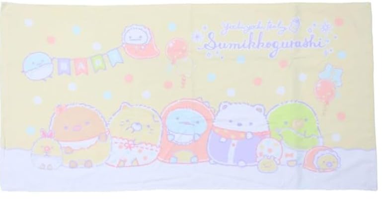 Sumikkogurashi Thin Bath Towel Set 1 Mini Towel [Inukai Towel] (2 Patterns) +