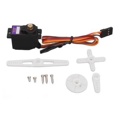 Servo de Engrenagem Metálica com Rolamento Micro Mini Servo Digital com Conjunto de Braço de Servo de Plástico para Avião RC Planador Robô Pequeno