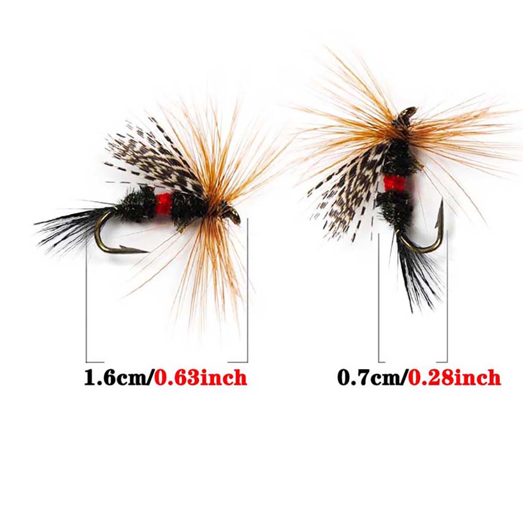 10/20/25 шт. приманки для форели сухие/мокрые мухи приманка для рыбалки нахлыстом мухи — фото 3