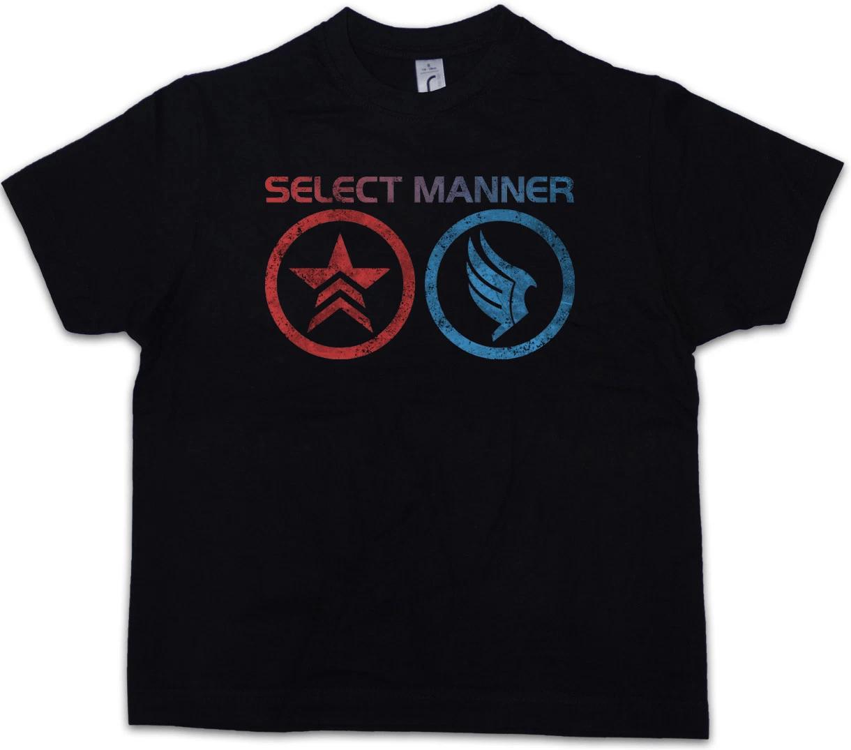 SELECT MANNER Kids Boys kids boys T-Shirt Symbols Jack Commander Mass Normandy Sign Effect 150