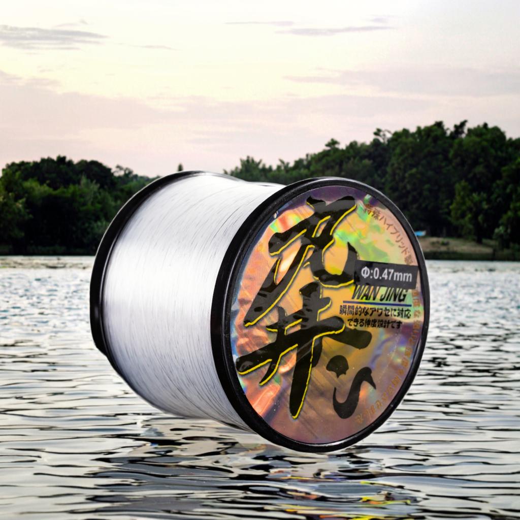Marui 250g Nylon Fishing Line Anti-Bite Wear Resistant Monofilament High Strength Sink Fishing Lines for Lake Sea River Stream