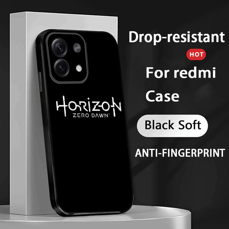 Game Horizon Zero fashion poster Phone Case For Redmi Note 14 13 12 11 Pro Plus S 5G 14C A3 Soft Black Phone Cover