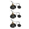 3Set E27 Industrial Ceiling Light Black Wrought Iron Ceiling Light Corridor Light for Outdoor