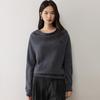 Cashmere Loose Neck Sweater - Women's Autumn/Winter 2026 Knit, Versatile & Slimming Solid Color