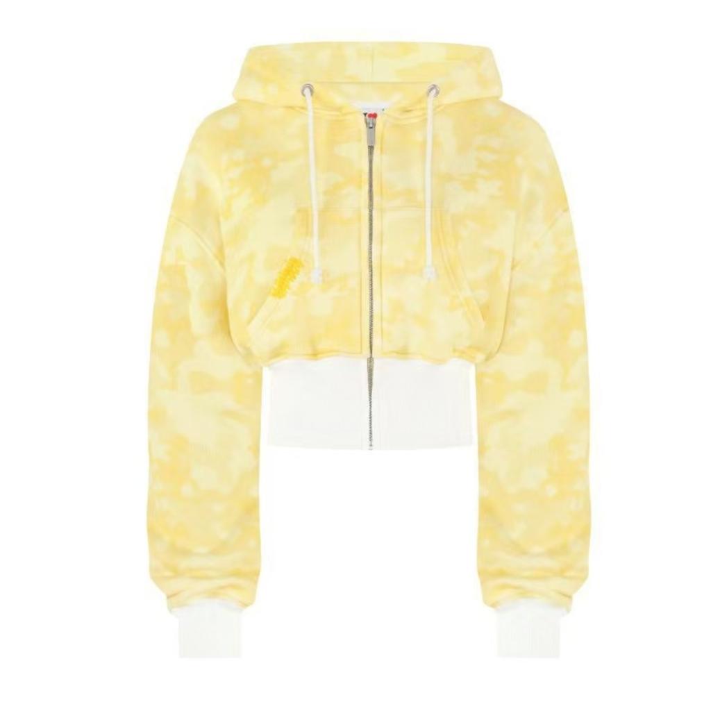 Y2K Růžová Kamufláž Sportovní Dvoudílný Set Dámský Hip-hop Rock Pas Odkrytý Slim Mikina na Zip Nový Punk Ležérní Sportovní Kalhoty