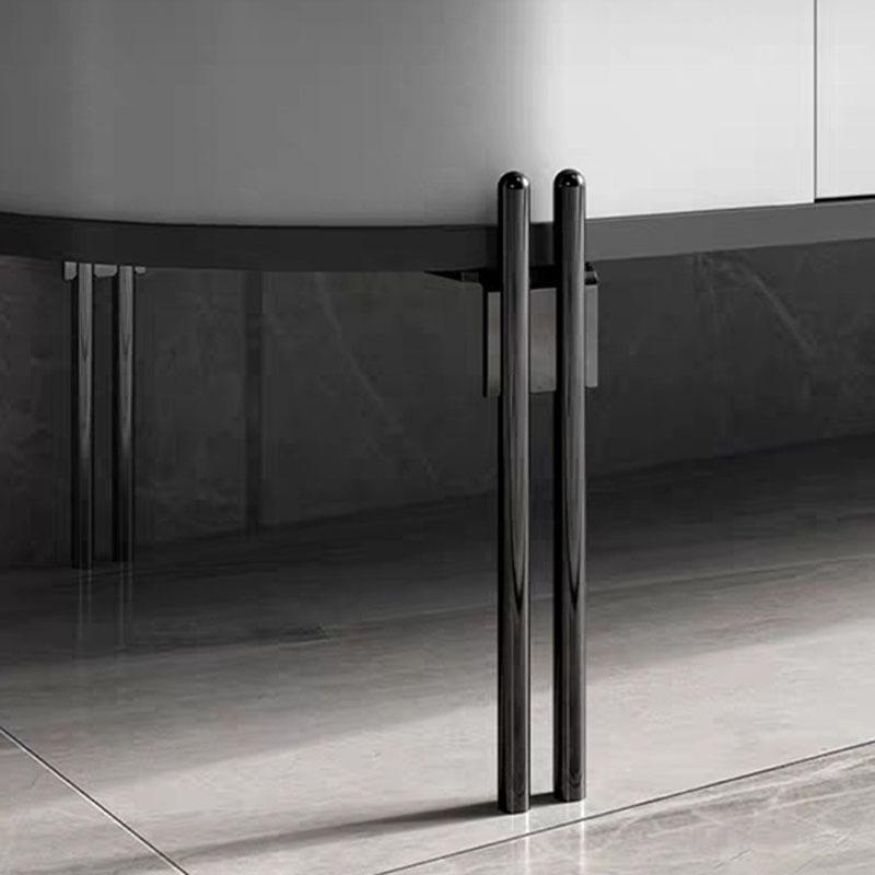 4pcs DIY Furniture Metal Legs Cabinet Feet for Metal Sofa Bedside Coffee Table Wardrobes Feet Replacement Leg Height Adjustable Furniture Table Legs