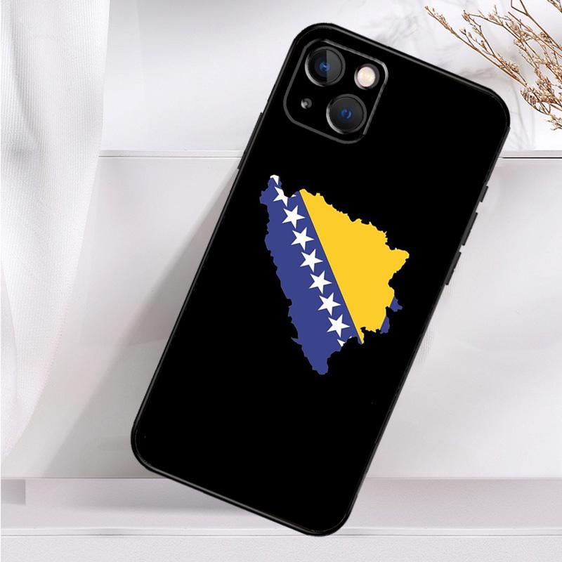 Bosnia Flag Shockproof Case For iPhone 18 17 16 15 14 11 Pro Max Plus 12 13 Mini 16e 17 Air Phone Cover