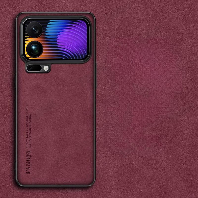 Business Man Phone Case for Xiaomi 17 Pro Max 15T 14T Pro 5G Sheepskin Leather All-inclusive Lens Phone Back Cover