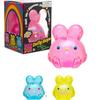 Juguete de Conejo de Plástico Nee Doh Jelly Hops Antiestrés Para Niños Con Desarrollo Sensorial Y Manipulación Manual