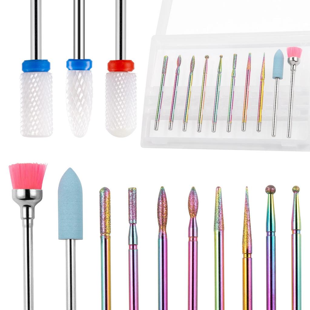 Nail Art Remover Grinding Head, Ceramic Stainless Steel Universal Grinding Head Polishing, Quick Nail Remover Grinding Tool
