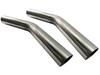 Stainless Steel Bent Set 60mm 60 30° Pipe, 1.2mm Thick, 2-Piece [CUR-PIPE-004-2PC] Diameter, 60, 30°