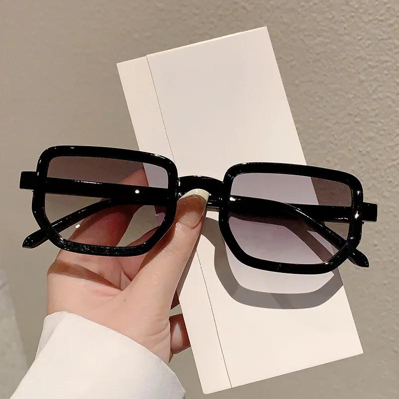 

New Small Frame Vintage Square Sunglasses ladies For Men Trend Luxury Designer Sun Glasses Punk Popular Orange Shades UV400