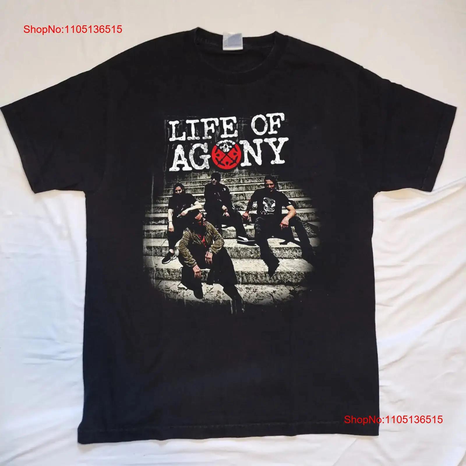 

NEW Life of Agony Band Tour 2025 T Shirt Black All Size AV04 vintage Washed Breathable Comfortable homme streetwear Soft 5XL різнокольоровий