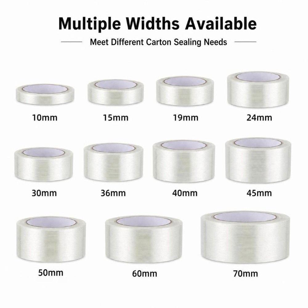 Transparent Fiberglass Tape High Temperature Resistance Filament Tape Fiberglass Reinforced Tape