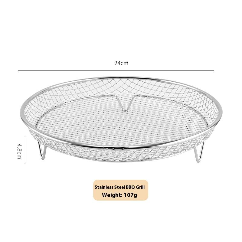 Air Fryer Grille Suitable For Air Fryers Oven Grill Stainless Steel Stackable Grill Kitchen Utensils Cook Multiple Foods