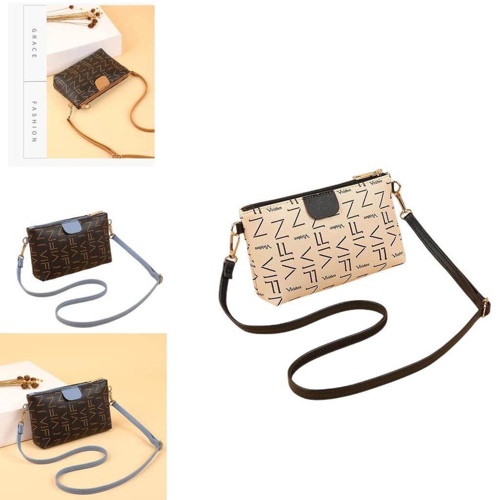 Small Square Crossbody Pvc Bag With Card And Coin Compartments