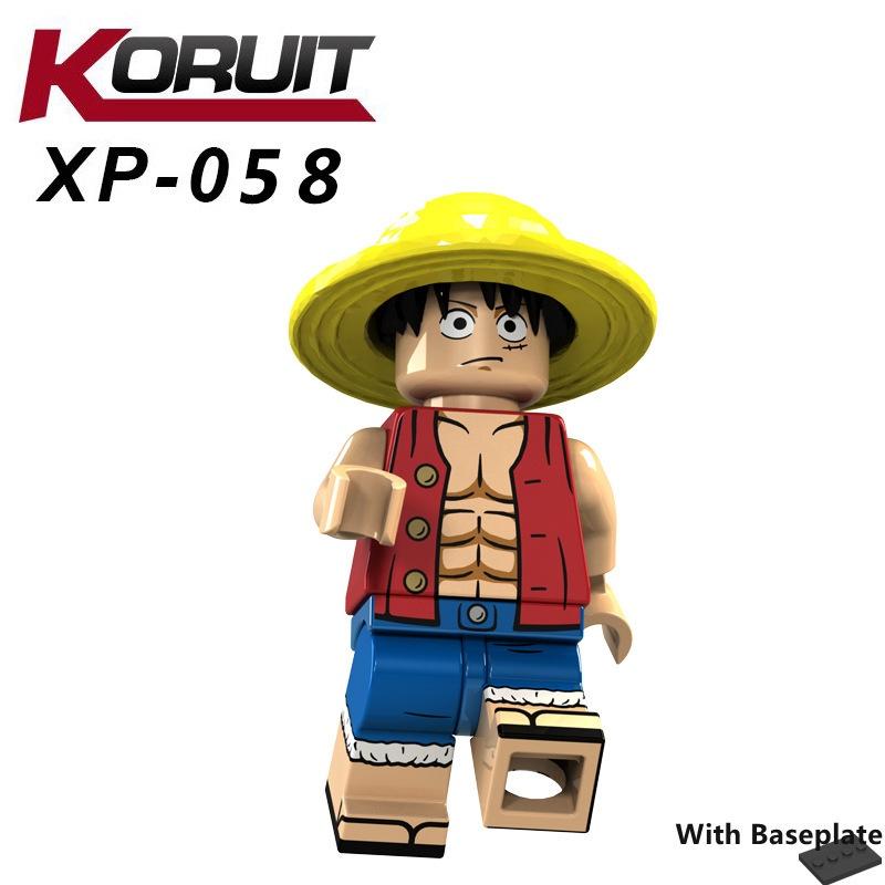 Minifigures Anime Film and Television Series One Piece King Luffy Solonna Beauty Robin Building Blocks Toys for Kids