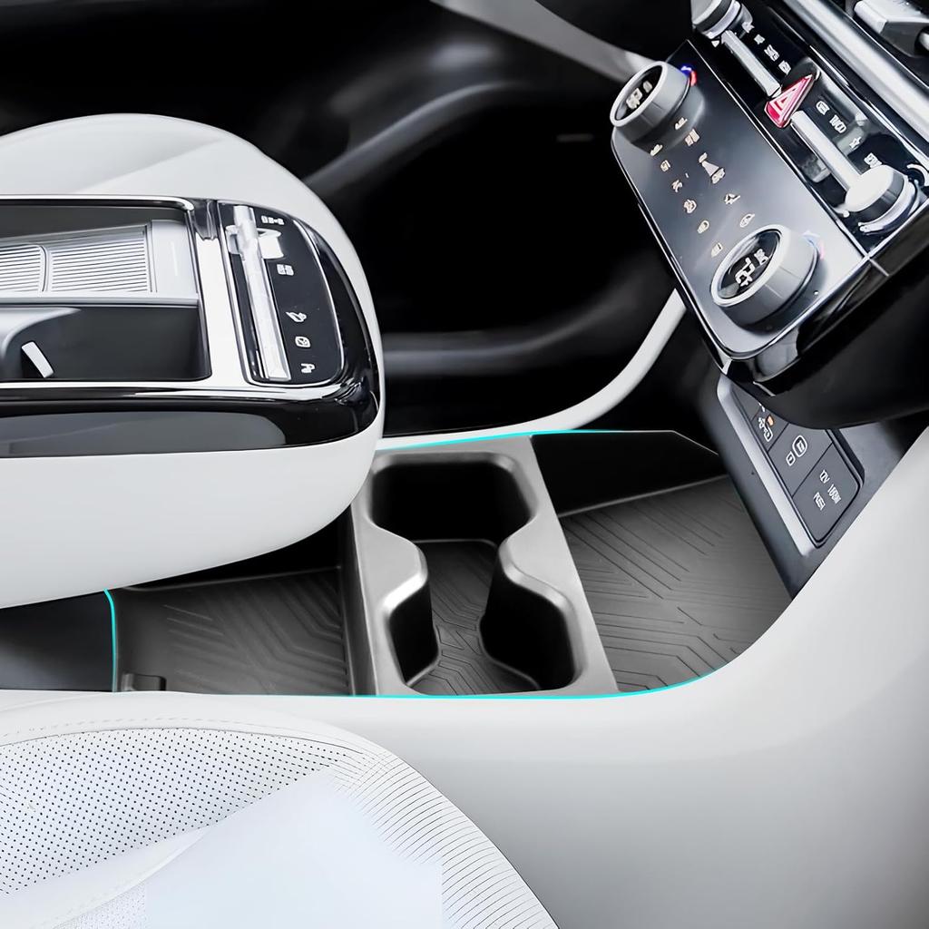 SHAOHAO for 2025 2026 Hyundai Tucson Lower Organizer for 2025 2026 Hyundai Tucson Accessories (Limited/Hybrid) Under Console Organizer Space Expand