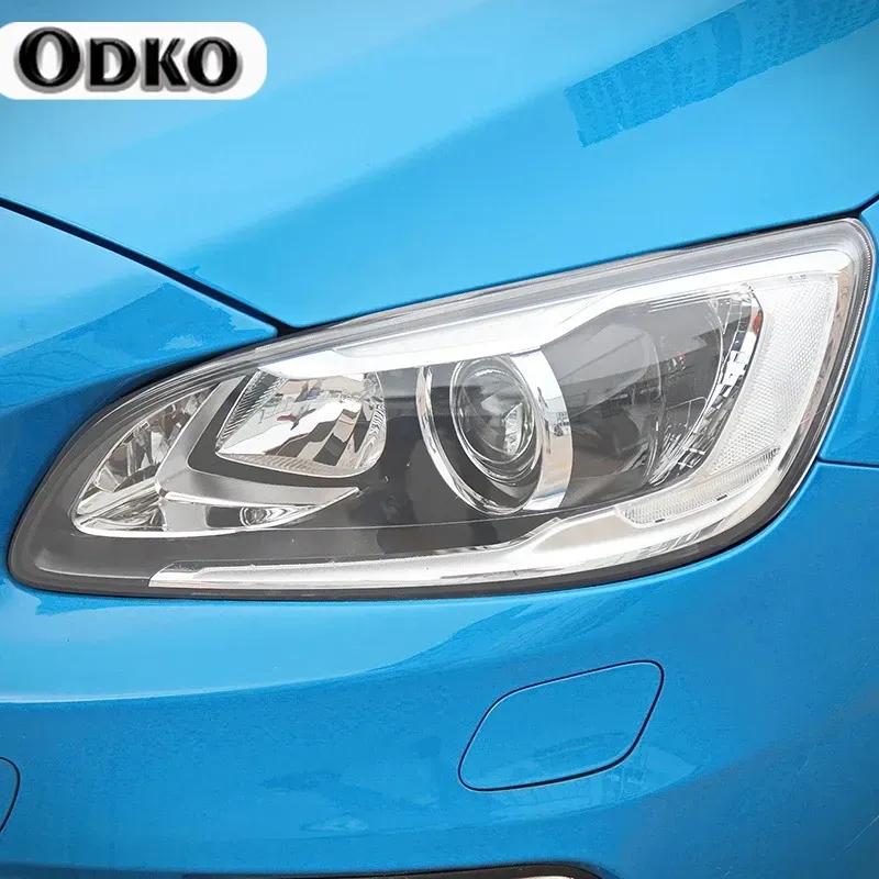 2 Stück Auto-Frontlicht transparenter TPU-Aufkleber für Scheinwerfer, Schutzfolie für Volvo XC90 XC40 XC60 S60 S90 V60 V90 Zubehör