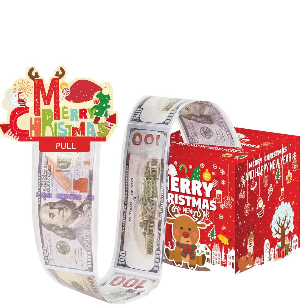 Reindeer Christmas Money Saving Container Gift Packaging Festive Events Supplies