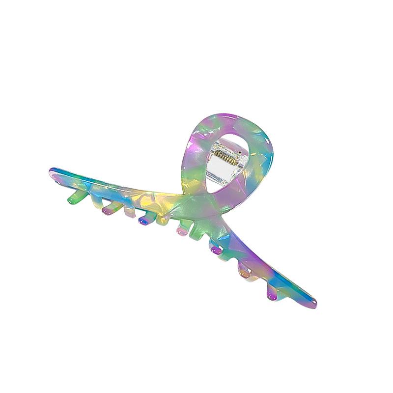 Korean Imitation Acetate High-End Shark Hair Clip - Elegant Hair Accessory for Stylish Looks