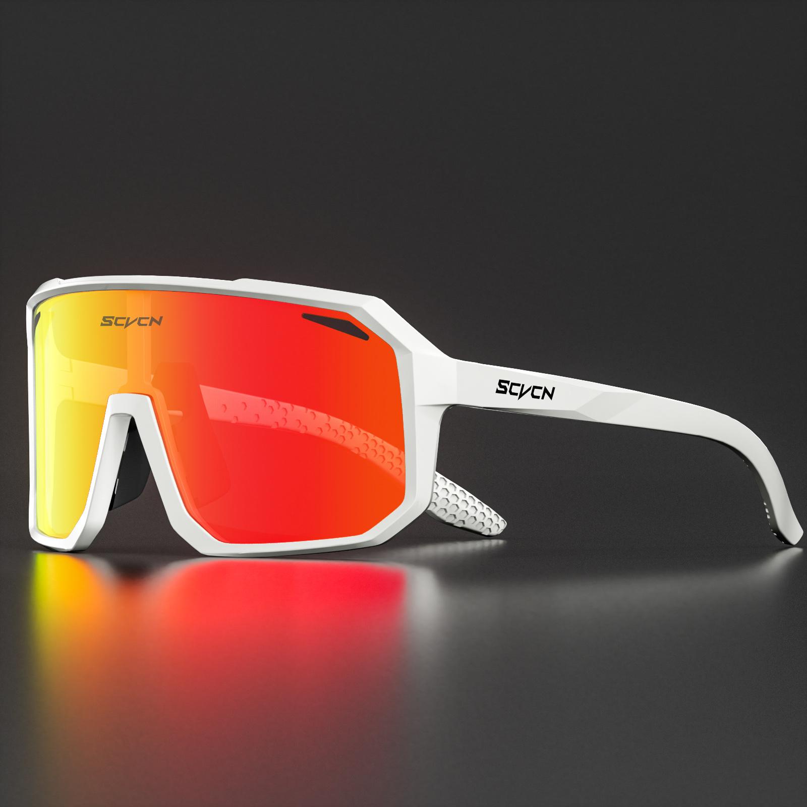 

SCVCN 2026 NEW Cycling Glasses for Men Bicycle Eyewear Mountain Bike Cycling Goggles UV400 MTB Polarized Road Sunglasses Women 1lens no box