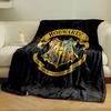 Hogwarts Badge Blanket bedroom Blanket for Livingroom Couch lunch break Soft Cozy throw for Friend's festival Gift