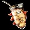Shangqi 310ML Glass Milk/Water Cup with Straw - 5 Pack
