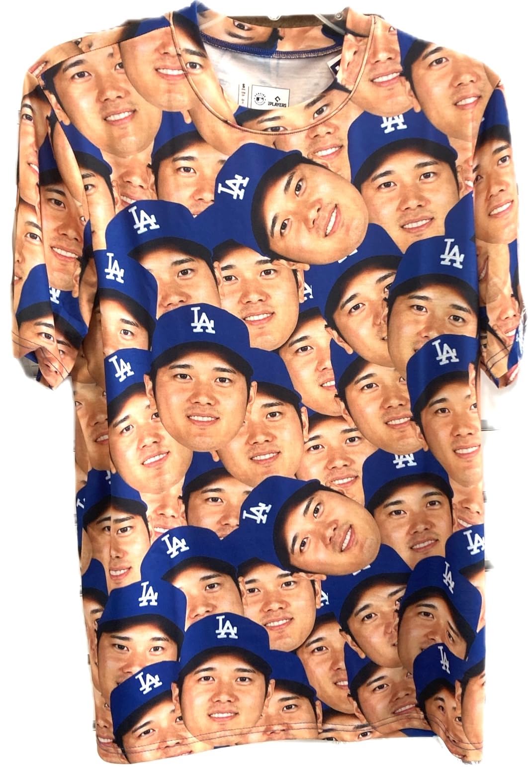 

Футболка Shohei Otani Face Los Angeles Dodgers Official Goods Full of Faces [MLB] [Overseas Limited] (L) [Элемент] синий